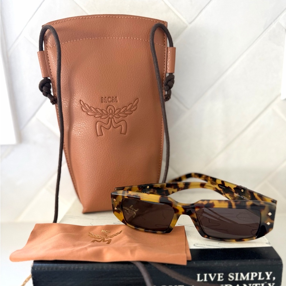 NWT MCM Rectangular Sunglasses